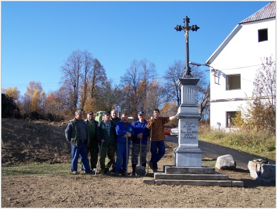 Oprava děkovného kříže